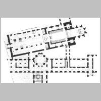 Ottobeuren, Aufnahmezeichnung Martin Woeger in Büro Fischer 1747, im Klostermuseum Ottobeuren.jpg